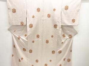 亀甲に花模様小紋着物